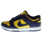 NIKE ナイキ DUNK LOW MICHIGAN DD1391-700 ダンク ミシガン ローカットスニーカー US10/28.0cm ネイビー/イエロー