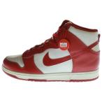 ナイキ 【観賞用1999年製】DUNK HIGH VARSITY RED ダンク ハイカットスニーカー バーシティレッド 630335-161 US10.5/28.5cm