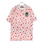 ショッピングハイドロゲン HYDROGEN ハイドロゲン BRONZAJI スター総柄半袖Tシャツ ホワイト