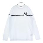 ショッピングmoncler MONCLER モンクレール 21SS ロゴプリント コットン ロングスリーブ クルーネックTシャツ ホワイト