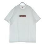 ショッピングsupreme SUPREME シュプリーム 19SS×Swarovski 25th Anniversary Box Logo Tee スワロフスキー ボックスロゴ 半袖Tシャツ ホワイト