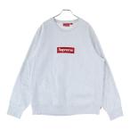 ショッピングsupreme SUPREME シュプリーム 18AW Box Logo Crewneck ボックスロゴ クルーネック スウェット グレー