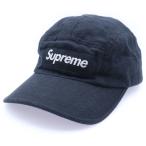 SUPREME シュプリーム 22SS Linen Fitted Cap リネン キャップ ブラック