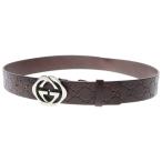 GUCCI グッチ GGロゴ レザーベルト 182320 ブラウン