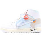 ナイキ ×V.A.A AIR JORDAN 1 RETRO HIGH OG AA3834-100 エアジョーダン1 ヴァージルアブローアーカイブ アラスカ ハイカットスニーカー