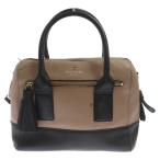 Kate Spade ケイトスペード レザー バイカラー 2WAY ショルダーバッグ ハンドバッグ ベージュ/ブラック mag20024