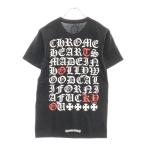 CHROME HEARTS クロムハーツ CH T-SHRT 1 バック英字プリント クルーネック半袖Tシャツ ブラック