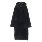 BALENCIAGA バレンシアガ TERRY-CROSS BATHROBE GOWN テリークロス バスローブ ガウン バスローブ ジャケット 662735 TKP25 ブラック