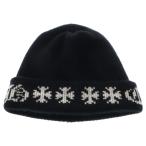 CHROME HEARTS クロムハーツ BIG DADDY ビッグダディ スターボール付き カシミヤニット ビーニー ニットキャップ 帽子 ブラック