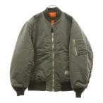 WACKO MARIA ワコマリア LEOPARD FAUX FUR MA-1 レオパード ジャケット カーキ