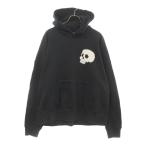 Palm Angels パームエンジェルス SKULL HOODIE スカルプリント プルオーバーパーカー ブラック