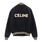 セリーヌ 21AW Loose Varsity-Style Jacket in Wool 2V08F896C セリーヌ ウールルーズバーシティスタイルジャケット テディブルゾン
