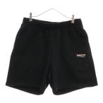 BALENCIAGA バレンシアガ 20SS Political Campaign Sweat Shorts 641608 TIV53 スウェットハーフパンツ ブラック