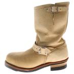 RED WING レッド ウイング ENGINEER BOOT レザーブーツ スエード スチールトゥ エンジニアブーツ 8268 ベージュ