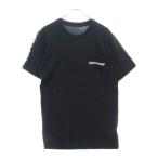 CHROME HEARTS クロムハーツ CEMETERY CROSS S/S TEE セメタリークロス プリント 半袖 ポケットTシャツ カットソー ブラック