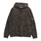 SUPREME シュプリーム 20SS Overdyed Hooded Sweatshirt Black Painted Camo オーバーダイ スウェットプルオーバーパーカー ブラックカモ