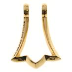 CHROME HEARTS クロムハーツ 22K RING CATCH リングキャッチ ゴールドネックレストップ