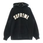 SUPREME シュプリーム 21AW PEARL LOGO HOODED SWEATSHIRT パールロゴ フーデッド スウェットシャツ プルオーバーパーカー ブラック