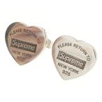 シュプリーム 21AW×TIFFANY&Co. Return to Tiffany Heart Tag Stud Earrings ティファニー ハートタグスタッドイヤリング ピアス 2セット