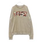 MONCLER モンクレール MAGLIA GIROCOLLO フロント 1952プリント クルーネックスウェットシャツ トレーナー E20918030350 グレー