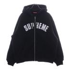 SUPREME シュプリーム 24AW Arc Thermal Zip Up Hooded Sweatshirt アーチロゴ サーマルジップフーディー パーカー ブラック