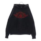 SAINT MICHAEL セントマイケル 24SS ANGEL HOODIE エンジェル プリント プルオーバーパーカー SM-YS8-0000-034 グレー