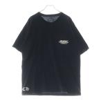 CHROME HEARTS クロムハーツ ×OFF-WHITE Tokyo Tee オフホワイト 東京限定半袖Tシャツ バックスクロールラベルプリント ブラック