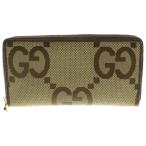GUCCI グッチ ジャンボGG ラウンドファスナー ウォレット 長財布 699316UKMBG2572 ベージュ