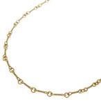 CHROME HEARTS クロムハーツ 22K NECKCHAIN T16 ツイストチェーンネックレス 16inch ゴールド BCA013