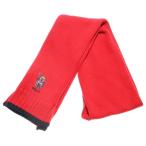 POLO RALPH LAUREN ポロラルフローレン POLO BEAR ポロベアー刺繍 ストールマフラー レッド キッズ