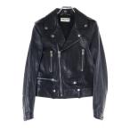 SAINT LAURENT PARIS (サンローランパリ) エディ期 L01 ラムレザー ダブルライダースジャケット 397287 Y5YA2 レディース ブラック