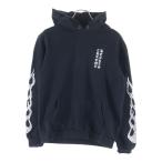 CHROME HEARTS クロムハーツ SWTSHRT PLVR ファイヤーパターン プルオーバースウェットパーカー フーディ ブラック