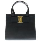 Salvatore Ferragamo サルヴァトーレ フェラガモ 2WAY ヴァラリボンハンドバッグ ショルダーバッグ AQ-214178 ブラック