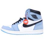 ナイキ AIR JORDAN 1 エアジョーダン1 ハイ ユニバーシティーブルー ハイカットスニーカー 555088-134 ブルー/ホワイト US10/28cm