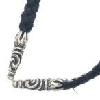 CHROME HEARTS Chrome Hearts Leather Braid кожа лезвие BORO chip черный / серебряный 
