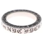 ショッピングHEARTS CHROME HEARTS クロムハーツ 3mm SPACER NYC FUCKYOU 3mm ニューヨーク 限定スペーサー ファックユー リング シルバー BCA333