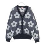 ショッピングフラワー KENZO ケンゾー フラワー カーディガン FD65CA4103CA ニット セーター ブラック/ホワイト