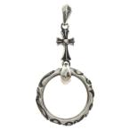 ショッピングHEARTS CHROME HEARTS クロムハーツ EWLP SCRLL BND BBYFAT アイウェア スクロール バンド ベイビーファット ネックレス トップ シルバー