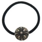 ショッピングHEARTS CHROME HEARTS クロムハーツ HAIRBAND クロスボール ヘアバンド ヘアゴムコンチョ シルバー BCA151
