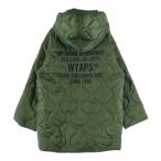 ショッピングダブル WTAPS ダブルタップス 20AW S/S JACKET NYLON RIPSTOP 202TQDT-JKM04 リバーシブル キルティングジャケット カーキ