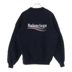 BALENCIAGA バレンシアガ Campaign Logo Sweatshirt キャンペーン ロゴ スウェットシャツ トレーナー ブラック 556147