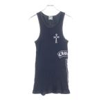 CHROME HEARTS クロムハーツ OLD FUCK YOU TANK TOP オールド ファックユー サイドロゴ タンクトップ ノースリーブ ブラック