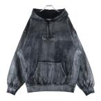 シュプリーム 24SS ×エムエムシックスメゾンマルジェラ Foil Box Logo Hooded Sweatshirt ボックスロゴ スウェット プルオーバーパーカー