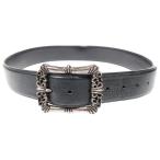 CHROME HEARTS クロムハーツ BLT FILIGREE OTJ フィリグリーOTJバックル レザーベルト ブラック/シルバー