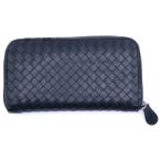 BOTTEGA VENETA ボッテガヴェネタ イントレチャート ラウンドファスナー 長財布 ロングウォレット ブラック