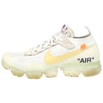 ナイキ ×OFF-WHITE THE 10 AIR VAPORMAX FK エアヴェイパーマックス フライニット ローカットスニーカー US9/27.0cm AA3831-100