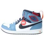 NIKE ナイキ ×FACETASM AIR JORDAN 1 MID ファセッタズム エアジョーダン1 ミッドカットスニーカー ネイビー US10/28cm CU2802-100