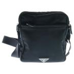 PRADA プラダ TESSUTO SAFFIANO テスート サフィアーノ トライアングルプレートロゴ ナイロン ショルダーバッグ 三角ロゴ ブラック 2VH143