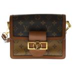 LOUIS VUITTON ルイヴィトン モノグラムリバース ドーフィーヌMINI ショルダーバッグ ブラウン ゴールド金具 M44391