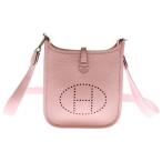 HERMES エルメス エヴリンTPM ローズサクラ エプソン SV金具 W刻印 ショルダーバッグ